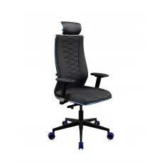 Кресло SynchroSit 10 B2-244D - UMF(SY271) /Kblum44/Wblum44/D03P/H19blumL-2D(M24.B11.G19.W33) (Черн(син.стр))
