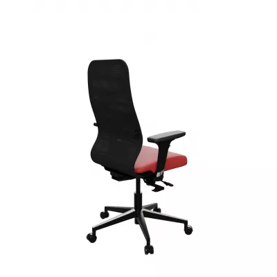 Кресло SynchroSit 8 B2-9D - X2+Bahama /Uh00/Wh12/D02P(M18.B11.G19.W02) (Черный-Красный)