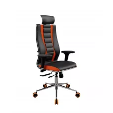 Кресло SynchroSit 10 B2-160D - X2+Extra /Km39/Wm12/D02P/H13mL-1DF(M18.B23.G18.W37) (Черный-Оранжевый)