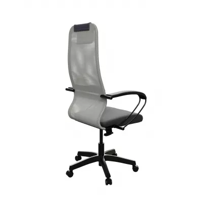 Кресло SU-B-8/подл.130/осн.001 (Св.серый-Черный DE.12.1.222)