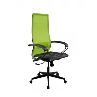 Кресло ErgoLife Set 7/подл.130/осн.Synchro 002 (Лайм-Черный 224.12.1.3A3)