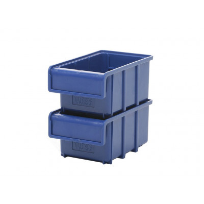 Ящик пластиковый Практик 170x105x80 синий