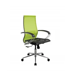Кресло ErgoLife Set 9/подл.131/осн.Synchro 052 (Лайм-Черный 207.16.1.403)