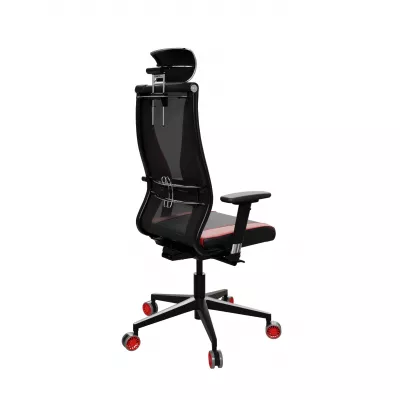 Кресло SynchroSit 10 B2-170D - T+UMF(SY271)+Extra /Kb38/Wh09/D03P/H13mL-Pf-2D(M24.B11.G19.W32) (Черн-Красн)