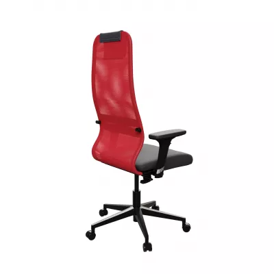 Кресло Sit 8 B1-8D - X1+UMF(X1) /Uh00/Wh00/D02P(M09.B11.G19.W02) (Красный-Черный)