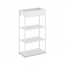 Rift Стеллаж металлический высокий приставной RF.STM-003 Белый Бриллиант/Металл Белый 796*350*1250