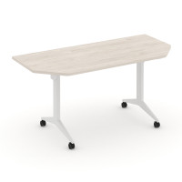 X-Pull Стол складной мобильный X.M-7.T2 Денвер Светлый/Металл Белый 1580*720*753
