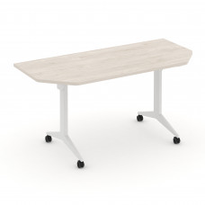 X-Pull Стол складной мобильный X.M-7.T2 Денвер Светлый/Металл Белый 1580*720*753