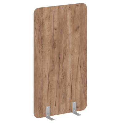 R-line Перегородки на металлических опорах на фетровых подпятниках DP.F-100-180 Дуб Табак/Металл Сер