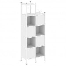 Loft Прямой стеллаж VR.L-20 Белый Бриллиант/Металл Белый 862*446*2280