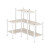 Стеллаж офисный угловой внутренний Лофт VR.L-37 862*1278*1047 Денвер Светлый/Металл Белый Стеллаж офисный угловой внутренний Лофт VR.L-37 862*1278*1047 Денвер Светлый/Металл Белый