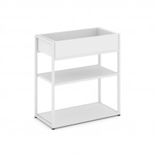 Rift Стеллаж металлический низкий приставной RF.STM-012 Белый Бриллиант/Металл Белый 696*350*750
