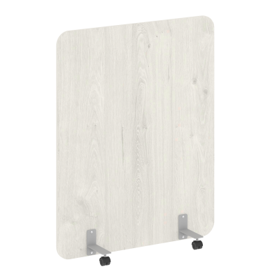 R-line Перегородка на металлических опорах, на роликах DP.R-120-150 Дуб Наварра/Металл Серый 1200*18