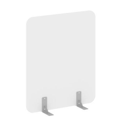 R-line Перегородки на металлических опорах на фетровых подпятниках DP.F-100-120 Белый Бриллиант/Мета