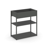 Rift Стеллаж металлический низкий приставной RF.STM-012 Антрацит NEW/Металл Антрацит 696*350*750