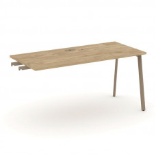 Estetica Стол приставка к опорным тумбам ES.SPR-4-LP Тиквуд Светлый/Металл Латте 1580*730*750