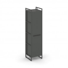 Rift Шкаф 4 ниши узкий RF.SU-41 (L) Антрацит NEW/Металл Антрацит NEW/Черный Ручки 420*396*1648