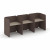 Стол для колл-центра Комплект №13 KC.K-013 3012*909*1200 Дуб Аттик/Romeo 04