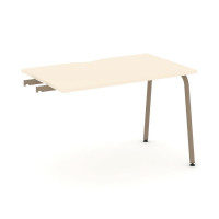 Estetica Стол приставка к опорным тумбам ES.SPR-2-VK Сатин/Металл Латте 1180*730*750