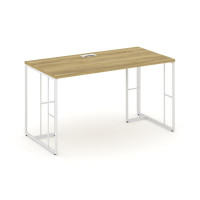 Rift Стол письменный RF.SP-014 Дуб Винченцо/Металл Белый 1580*700*750