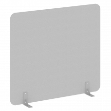 R-line Перегородки на металлических опорах на фетровых подпятниках DP.F-160-140 Серый/Металл Серый 1