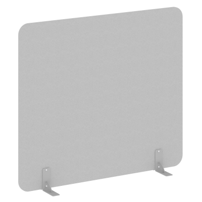 R-line Перегородки на металлических опорах на фетровых подпятниках DP.F-160-140 Серый/Металл Серый 1