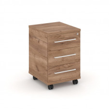 Rift Тумба мобильная усиленная RF.TM-002 Дуб Табак/Белый Ручки 416*460*615