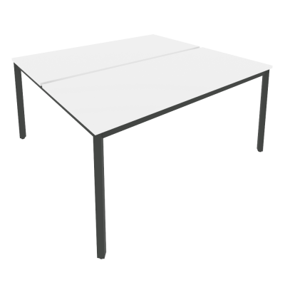 Slim Рабочая станция на металлокаркасе С.СП-6.3 Белый/Металл Антрацит 1580*1475*750