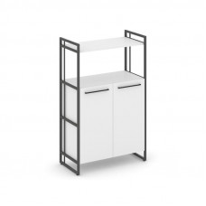 Rift Шкаф 3 ниши широкий RF.SS-32 Белый Бриллиант/Металл Антрацит/Черный Ручки 798*396*1286