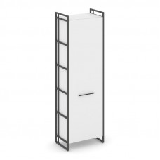 Rift Гардероб RF.GB-51 (L) Белый Бриллиант/Металл Антрацит/Черный Ручки 640*396*2010