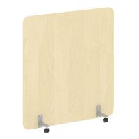 R-line Перегородка на металлических опорах, на роликах DP.R-140-150 Клен/Металл Серый 1400*18*1500