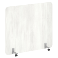 R-line Перегородка на металлических опорах, на роликах DP.R-160-140 Снежная Патина/Металл Серый 1600