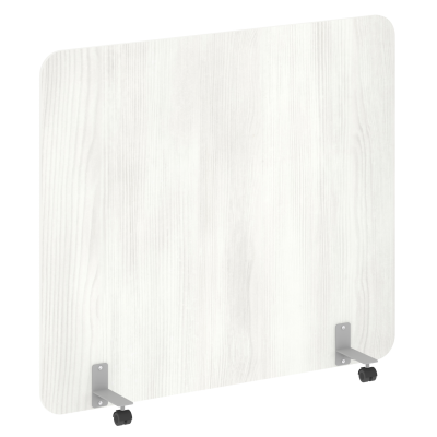 R-line Перегородка на металлических опорах, на роликах DP.R-160-140 Снежная Патина/Металл Серый 1600