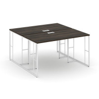 Rift Рабочая станция RF.DRS-015 Дуб Мали/Металл Белый 1780*1432*750