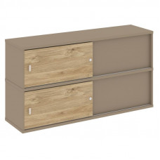 Estetica Надставка на 2 тумбы высокая ES.NV-5.2 Латте/Тиквуд Светлый 1500*410*795