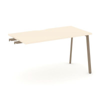 Estetica Стол приставка к опорным тумбам ES.SPR-3-VP Сатин/Металл Латте 1380*730*750