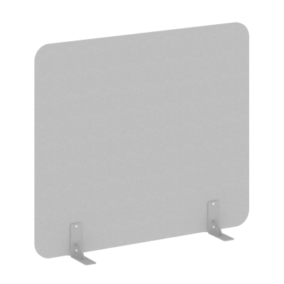 R-line Перегородки на металлических опорах на фетровых подпятниках DP.F-140-120 Серый/Металл Серый 1