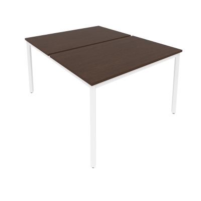 Slim Рабочая станция на металлокаркасе С.СП-4.3 Венге Цаво/Металл Белый 1180*1475*750