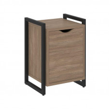 Loft Тумба на регулируемых опорах+фасад VR.L-T2.O Дуб Аризона/Металл Черный 500*460*719