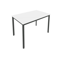 Slim Стол письменный на металлокаркасе С.СП-4 Белый/Металл Антрацит 1180*720*750