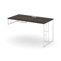 Rift Стол письменный для опорной тумбы левый RF.SPOT-014 (L) Дуб Мали/Металл Белый 1580*700*750