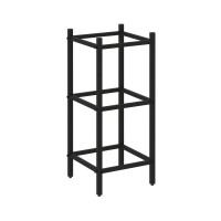 Loft Угловой проходной переходной модуль VR.L-SL.UPK-2.2.1 Металл Черный 446*446*1047