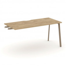 Estetica Стол приставка к опорным тумбам ES.SPR-4-VP Тиквуд Светлый/Металл Латте 1580*730*750