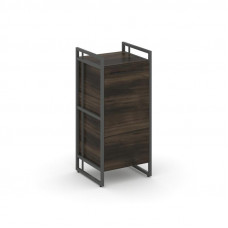 Rift Шкаф 2 ниши узкий RF.SU-21 (R) Дуб Мали/Металл Антрацит/Черный Ручки 420*396*924