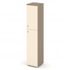Estetica Шкаф высокий узкий правый ES.SU-1.8 (R) Латте/Сатин 400*420*1977