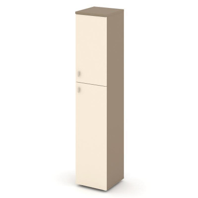 Estetica Шкаф высокий узкий правый ES.SU-1.8 (R) Латте/Сатин 400*420*1977