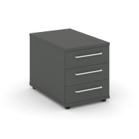 Rift Тумба опорная/приставная RF.TOP-001 Антрацит/Белый Ручки 600*450*523