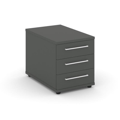 Rift Тумба опорная/приставная RF.TOP-001 Антрацит/Белый Ручки 600*450*523