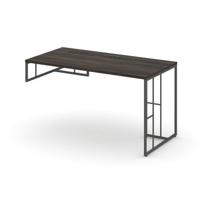 Rift Стол письменный для опорной тумбы левый RF.SPOT-003 (L) Дуб Мали/Металл Антрацит 1380*600*750