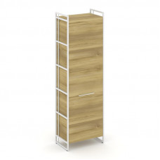 Rift Гардероб RF.GB-51 (R) Дуб Винченцо/Металл Белый/Белый Ручки 640*396*2010